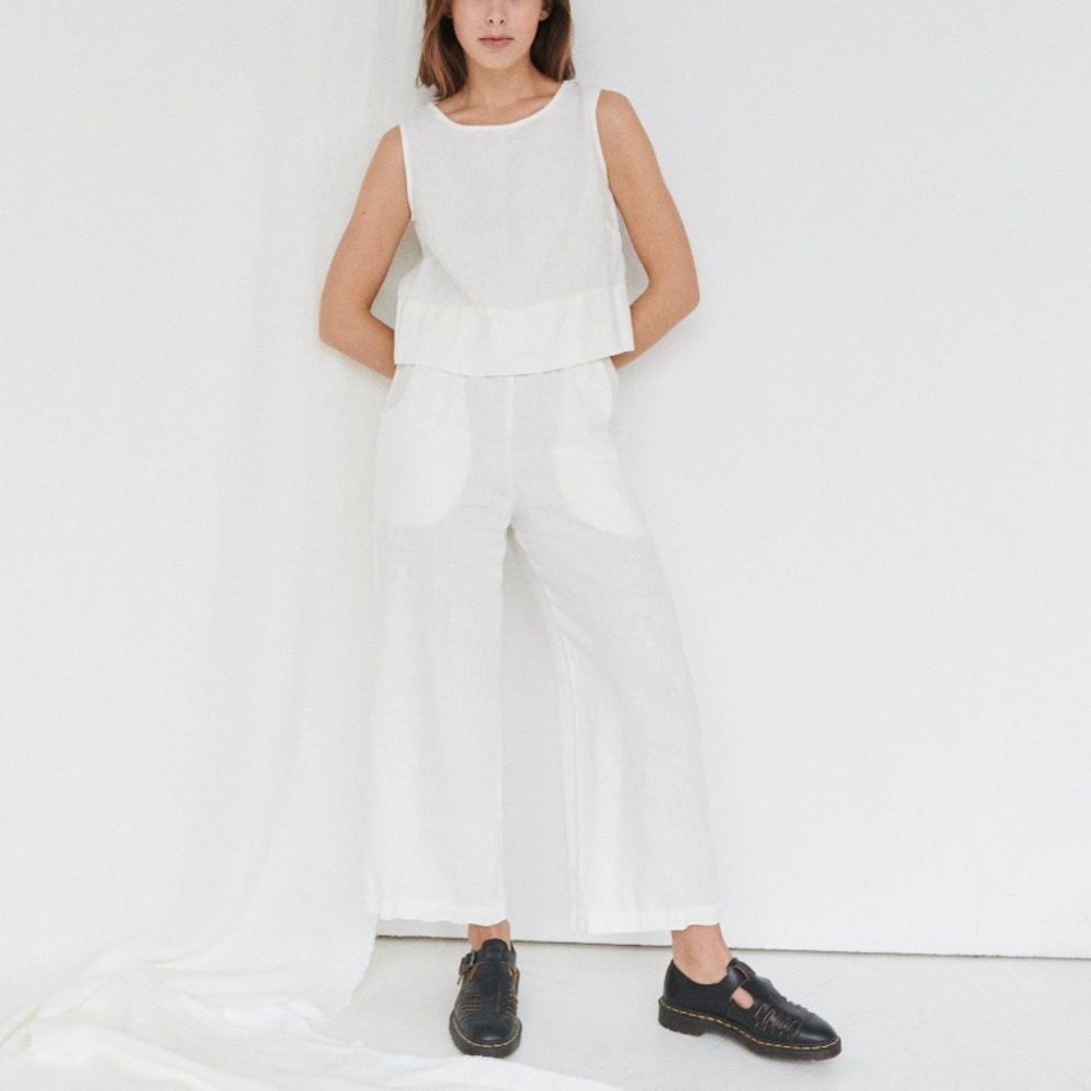 Linen Top and Pant set